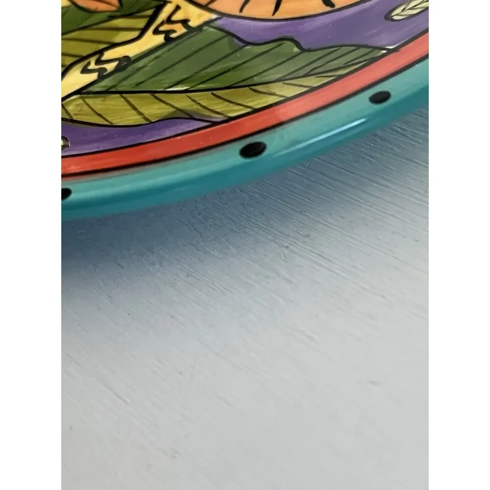 Vintage Laurel Burch Plate Cats Ceramic 8